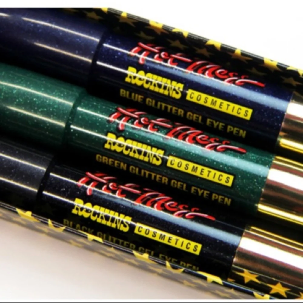 Rockins Cosmetics Hot Mess 3 Glitter Gel Pens - Picture 2 of 6